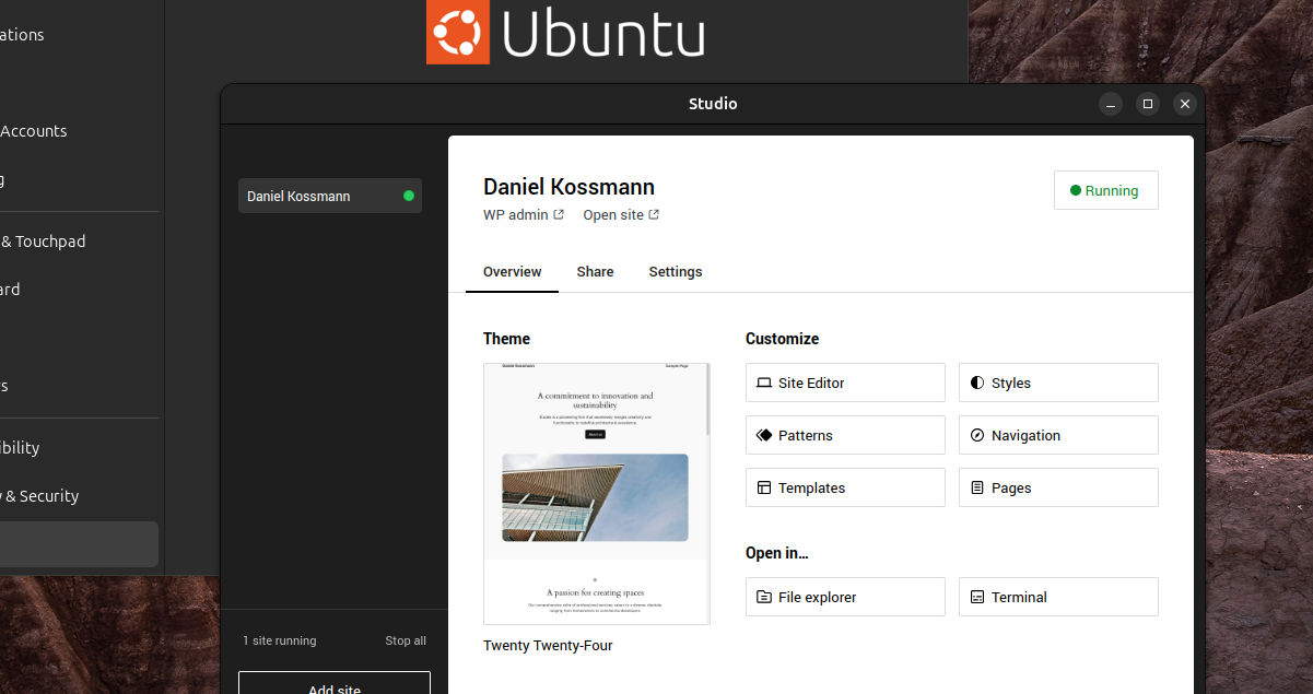 Como instalar o WordPress Studio no Ubuntu Linux